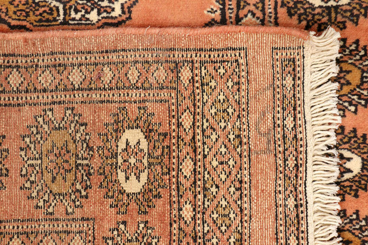 Dark Salmon Bokhara 2' 7 x 7' 10 - No. 48136 - ALRUG Rug Store