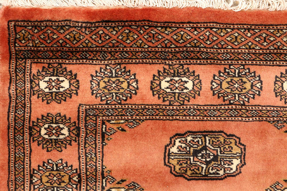 Dark Salmon Bokhara 2' 6 x 8' 2 - No. 48138 - ALRUG Rug Store