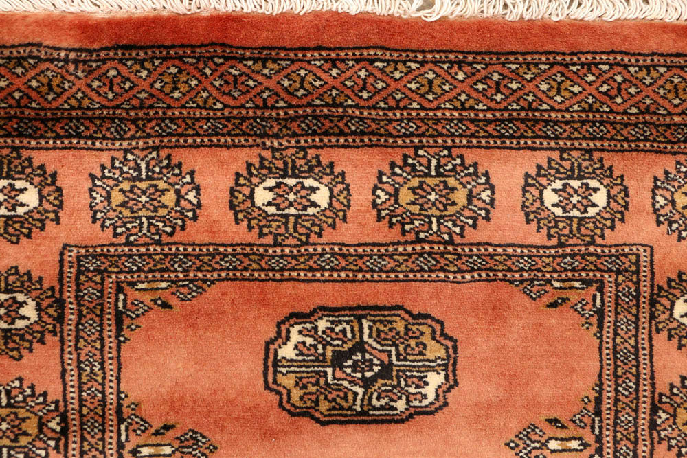 Dark Salmon Bokhara 2' 6 x 8' 2 - No. 48138 - ALRUG Rug Store