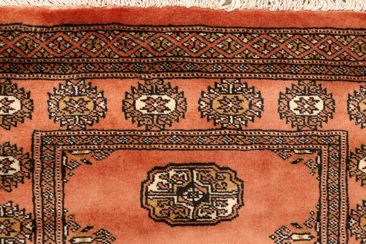 Dark Salmon Bokhara 2' 6 x 8' 2 - No. 48138 - ALRUG Rug Store