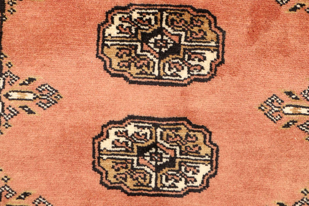 Dark Salmon Bokhara 2' 6 x 8' 2 - No. 48138 - ALRUG Rug Store