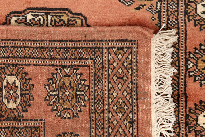 Dark Salmon Bokhara 2' 6 x 8' 2 - No. 48138 - ALRUG Rug Store