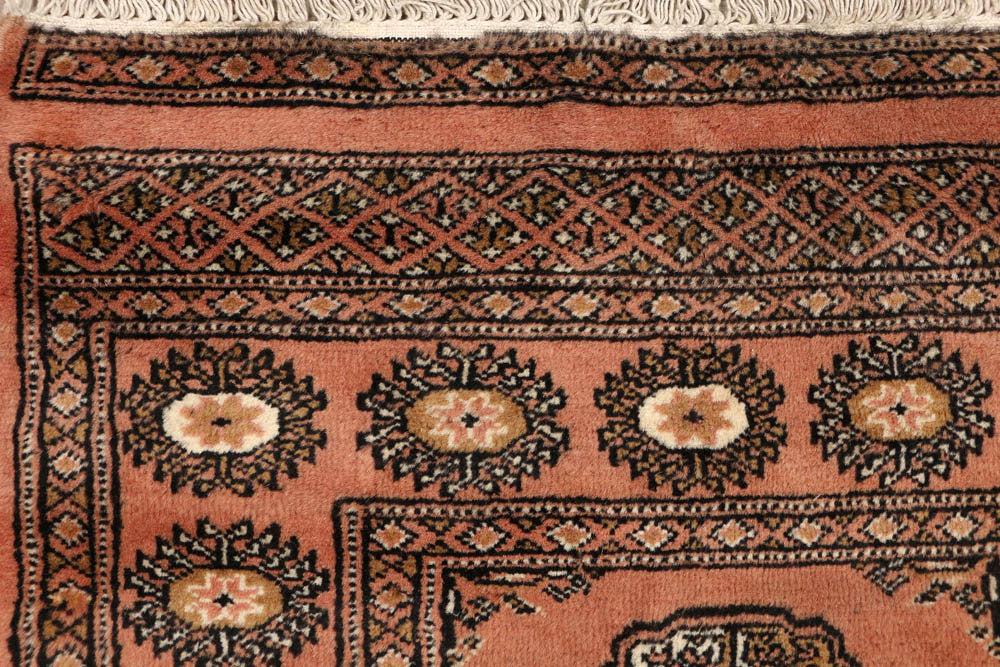 Dark Salmon Bokhara 2' 5 x 9' 7 - No. 48144 - ALRUG Rug Store