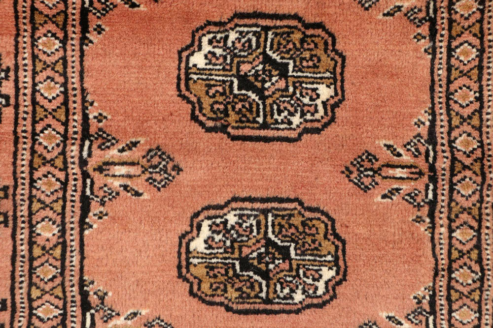 Dark Salmon Bokhara 2' 5 x 9' 7 - No. 48144 - ALRUG Rug Store