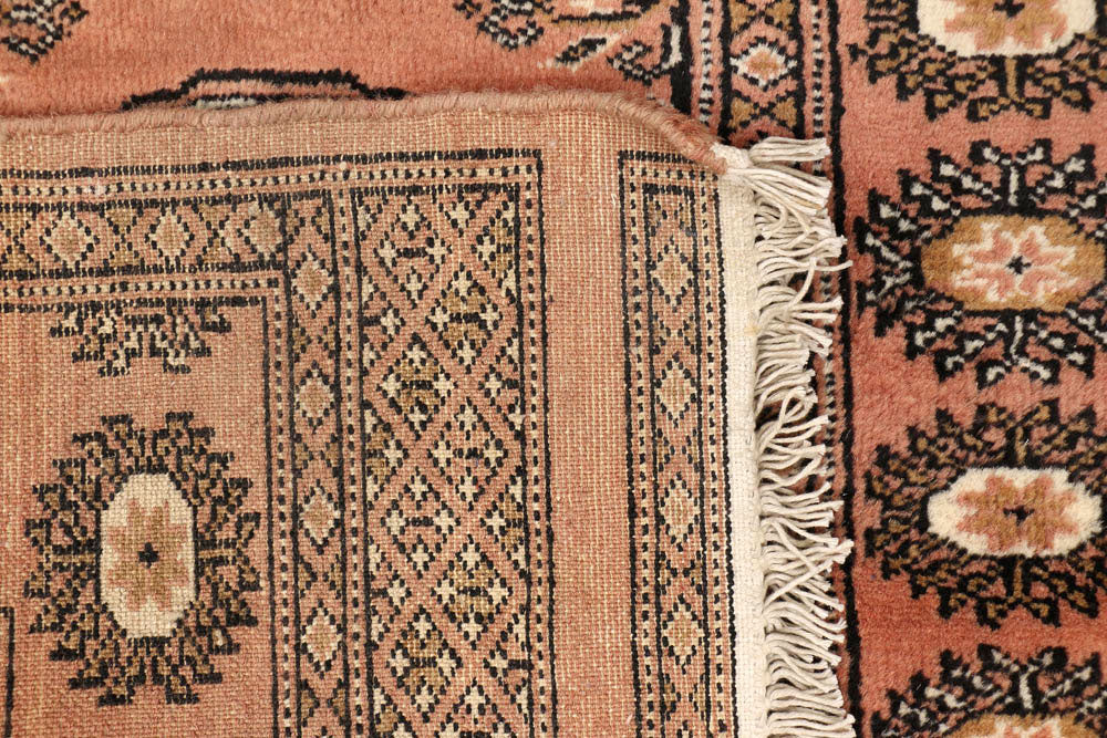 Dark Salmon Bokhara 2' 5 x 9' 7 - No. 48144 - ALRUG Rug Store