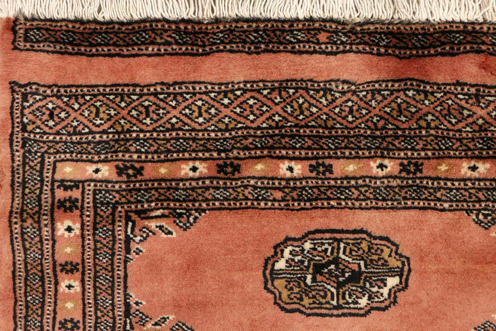 Dark Salmon Bokhara 2' 4 x 9' 6 - No. 48146 - ALRUG Rug Store