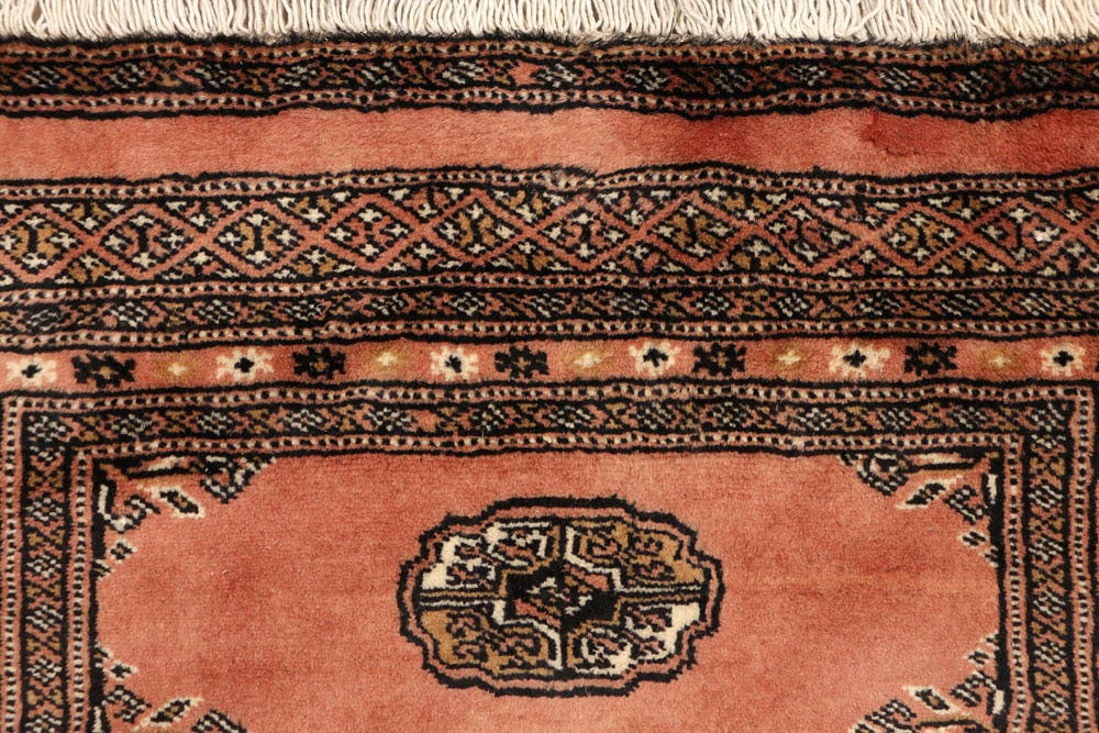 Dark Salmon Bokhara 2' 4 x 9' 6 - No. 48146 - ALRUG Rug Store