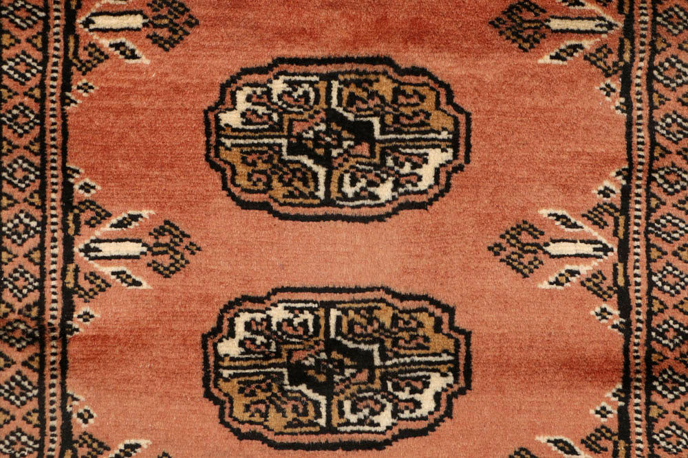 Dark Salmon Bokhara 2' 7 x 7' 10 - No. 48150 - ALRUG Rug Store