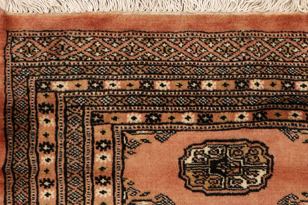 Dark Salmon Bokhara 2' 4 x 9' 1 - No. 48154 - ALRUG Rug Store