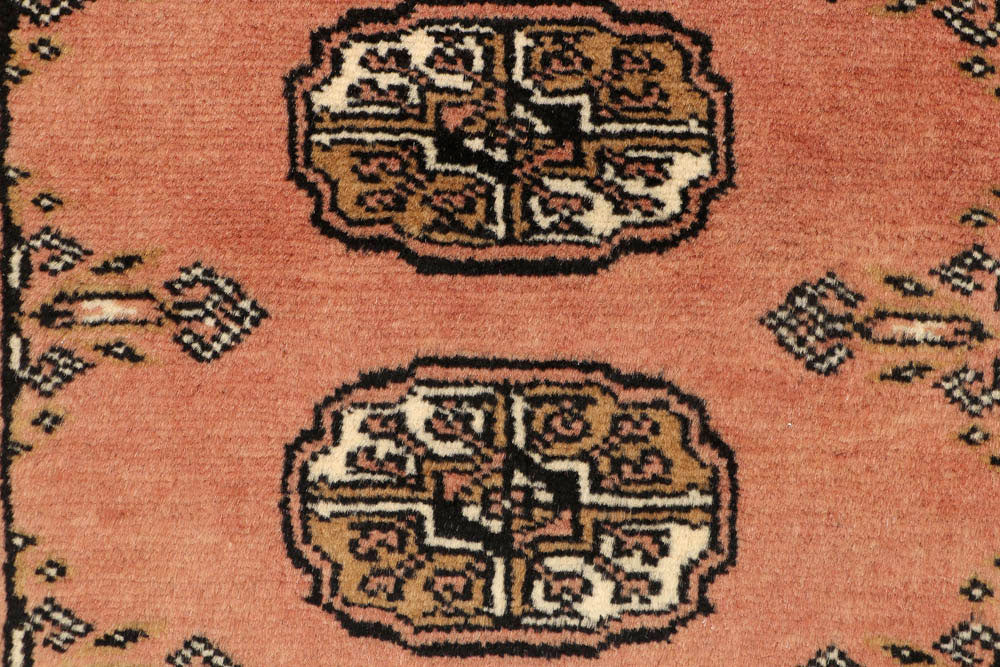 Dark Salmon Bokhara 2' 4 x 9' 1 - No. 48154 - ALRUG Rug Store