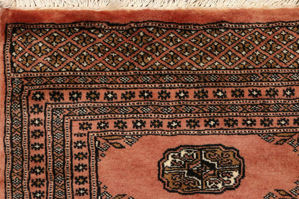 Dark Salmon Bokhara 2' 4 x 10' - No. 48156 - ALRUG Rug Store