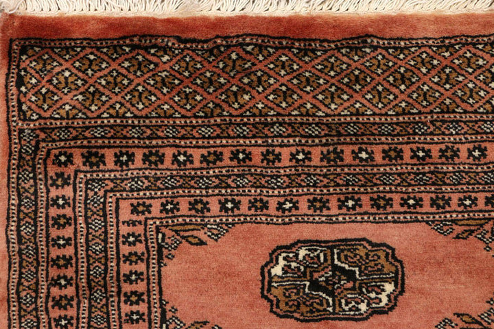 Dark Salmon Bokhara 2' 4 x 10' - No. 48156 - ALRUG Rug Store