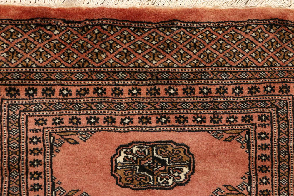Dark Salmon Bokhara 2' 4 x 10' - No. 48156 - ALRUG Rug Store