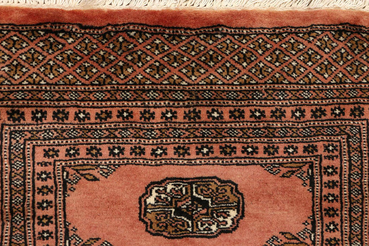 Dark Salmon Bokhara 2' 4 x 10' - No. 48156 - ALRUG Rug Store