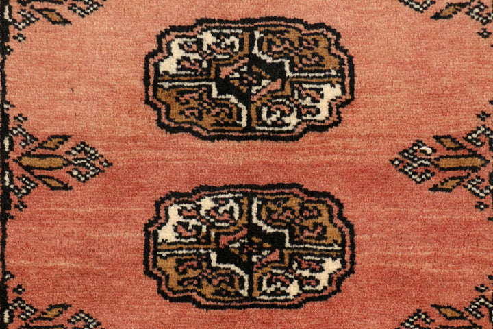 Dark Salmon Bokhara 2' 4 x 10' - No. 48156 - ALRUG Rug Store