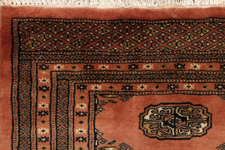 Coral Bokhara 2' 5 x 8' 9 - No. 48160 - ALRUG Rug Store