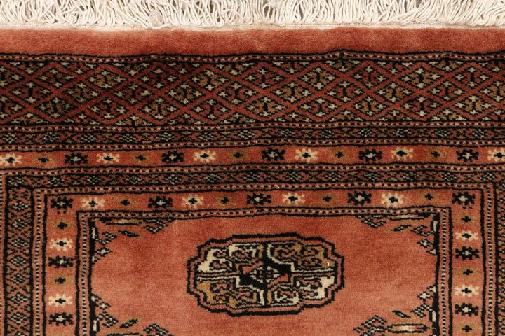 Coral Bokhara 2' 5 x 8' 9 - No. 48160 - ALRUG Rug Store