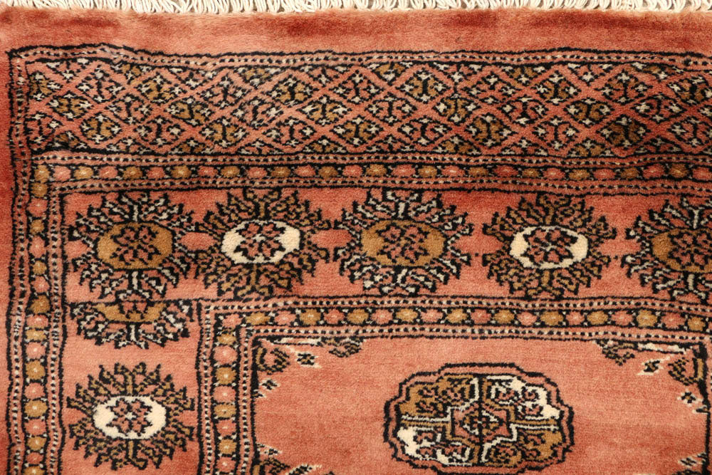 Dark Salmon Bokhara 2' 7 x 7' 7 - No. 48162 - ALRUG Rug Store