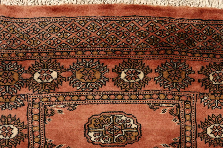 Dark Salmon Bokhara 2' 7 x 7' 7 - No. 48162 - ALRUG Rug Store