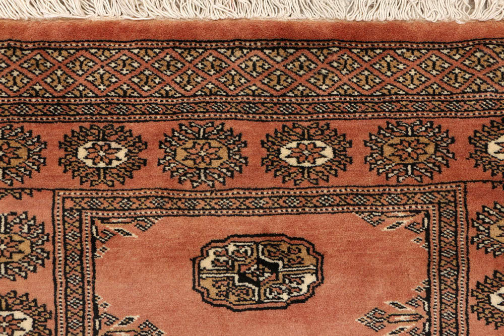 Dark Salmon Bokhara 2' 8 x 8' 9 - No. 48165 - ALRUG Rug Store