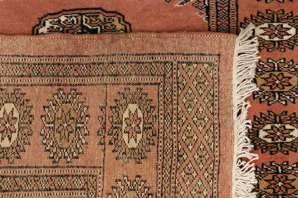 Dark Salmon Bokhara 2' 8 x 8' 9 - No. 48165 - ALRUG Rug Store