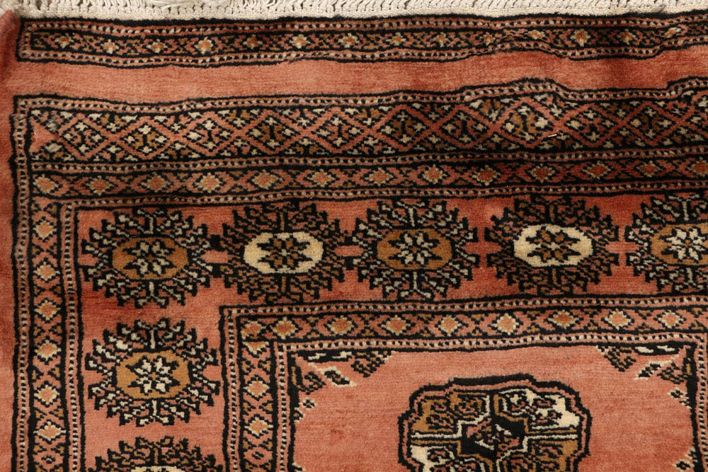 Dark Salmon Bokhara 2' 7 x 7' 8 - No. 48168 - ALRUG Rug Store