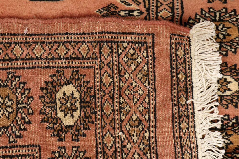 Dark Salmon Bokhara 2' 7 x 7' 8 - No. 48168 - ALRUG Rug Store