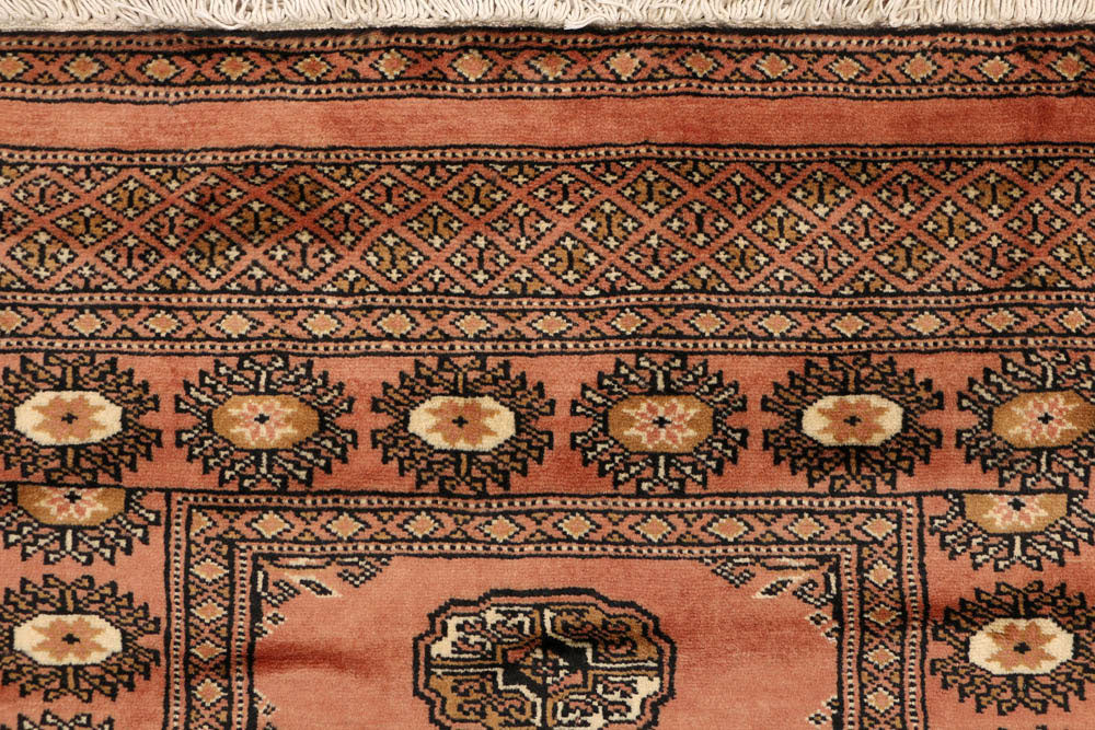 Dark Salmon Bokhara 2' 6 x 9' 9 - No. 48170 - ALRUG Rug Store