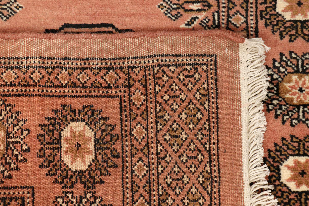 Dark Salmon Bokhara 2' 7 x 10' 6 - No. 48172 - ALRUG Rug Store