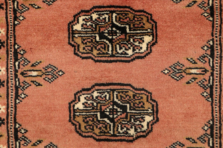 Dark Salmon Bokhara 2' 5 x 9' 7 - No. 48174 - ALRUG Rug Store