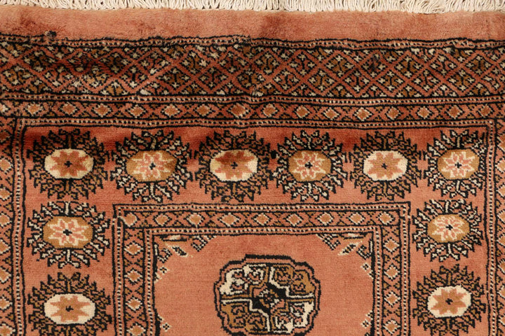 Dark Salmon Bokhara 2' 6 x 9' 8 - No. 48194 - ALRUG Rug Store