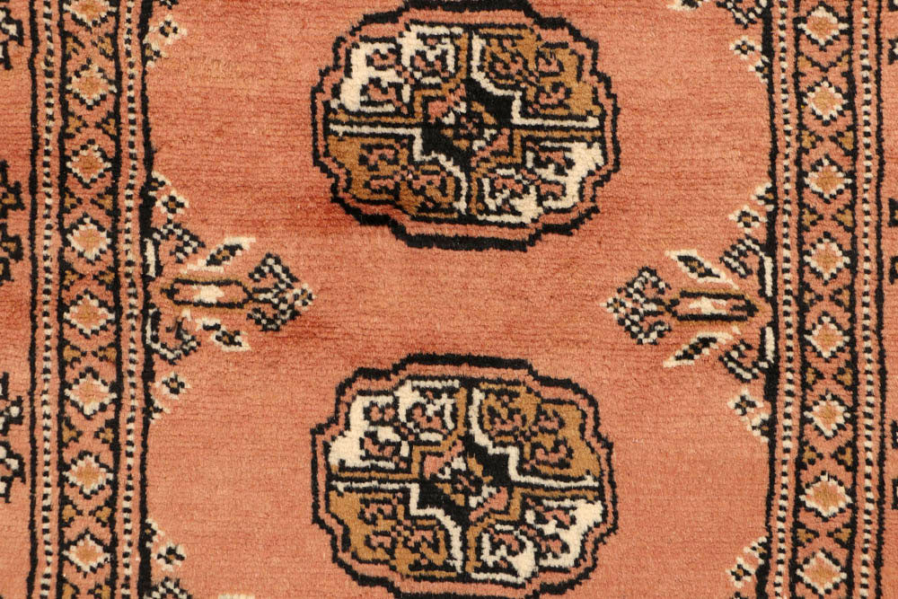 Dark Salmon Bokhara 2' 6 x 9' 8 - No. 48194 - ALRUG Rug Store