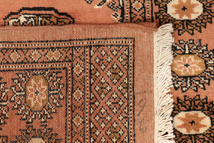 Dark Salmon Bokhara 2' 6 x 9' 8 - No. 48194 - ALRUG Rug Store