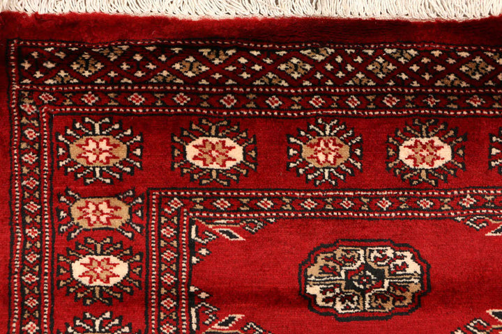 Firebrick Bokhara 2' 6 x 9' 9 - No. 48195 - ALRUG Rug Store