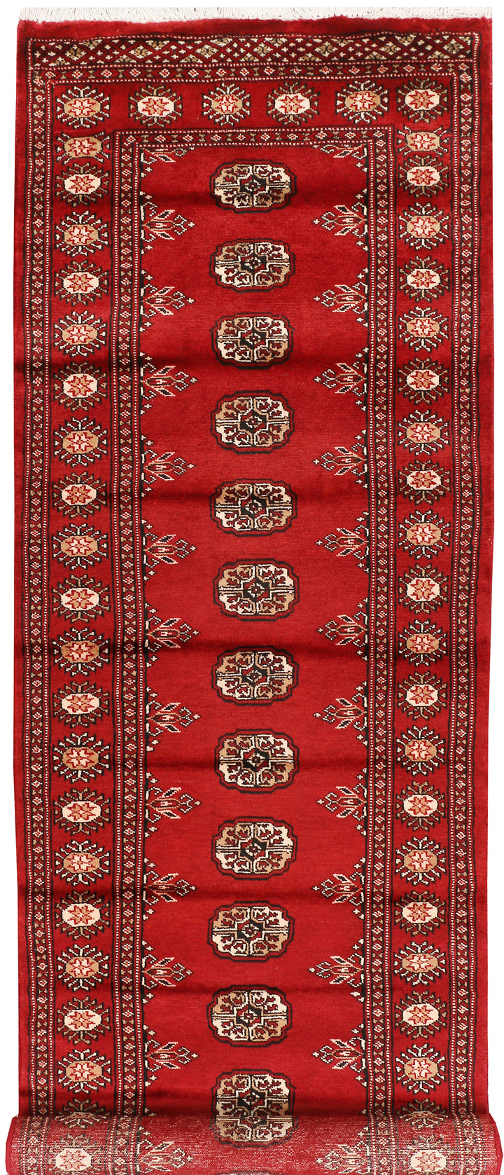 Firebrick Bokhara 2' 6 x 9' 9 - No. 48195 - ALRUG Rug Store