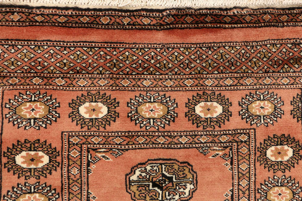 Dark Salmon Bokhara 2' 6 x 9' 8 - No. 48204 - ALRUG Rug Store