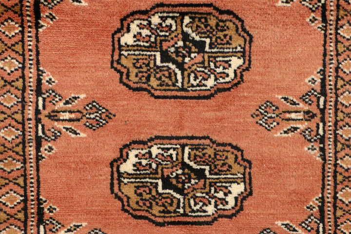 Dark Salmon Bokhara 2' 6 x 9' 8 - No. 48204 - ALRUG Rug Store