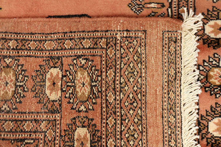 Dark Salmon Bokhara 2' 7 x 9' 3 - No. 48206 - ALRUG Rug Store
