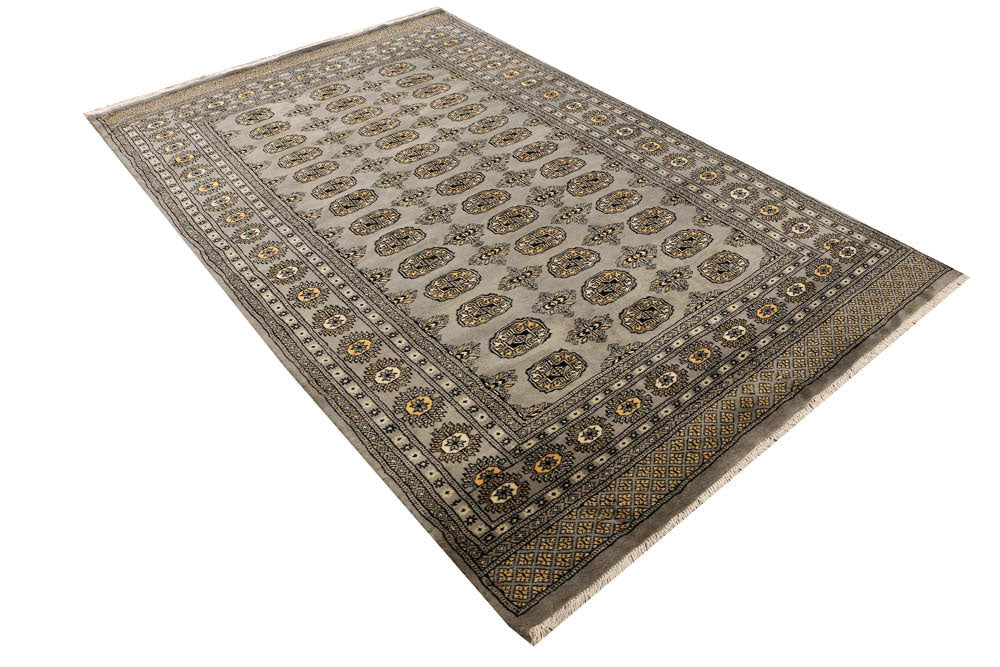 Grey Bokhara 5' x 7' 10 - No. 48214 - ALRUG Rug Store