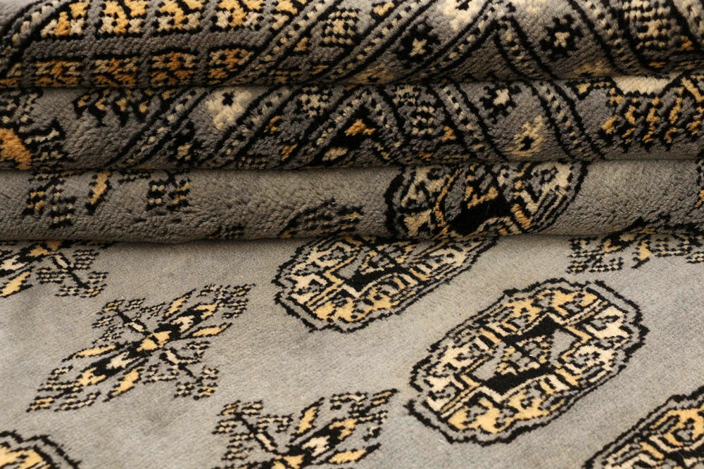 Grey Bokhara 5' x 7' 10 - No. 48214 - ALRUG Rug Store