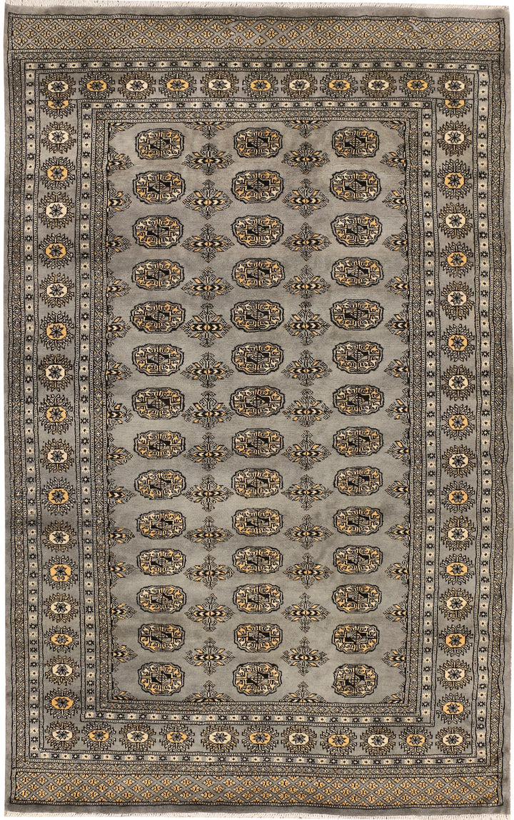Grey Bokhara 5' x 7' 10 - No. 48214 - ALRUG Rug Store
