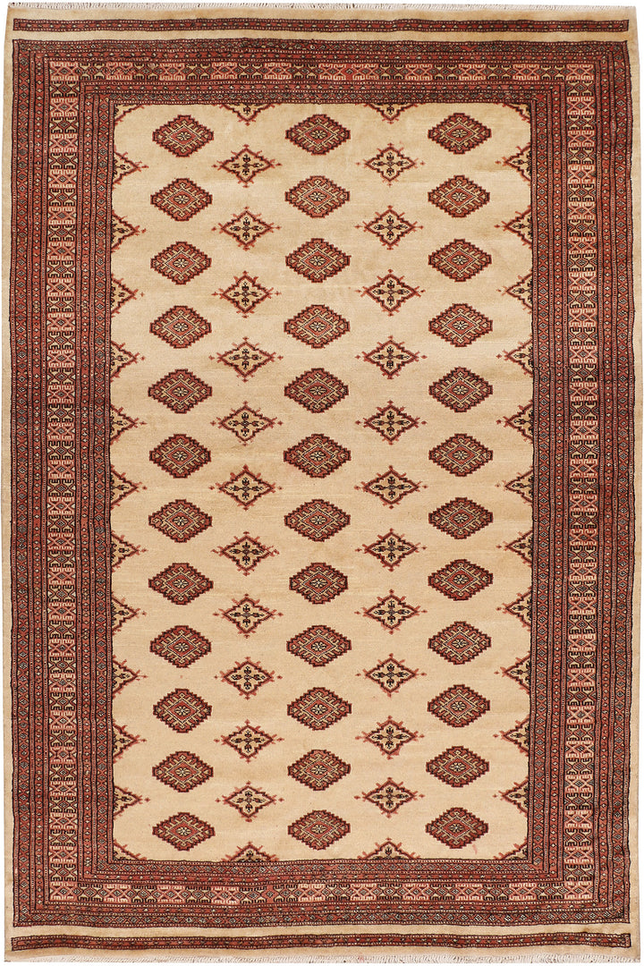 Navajo White Jaldar 5' 1 x 8' 2 - No. 48218 - ALRUG Rug Store