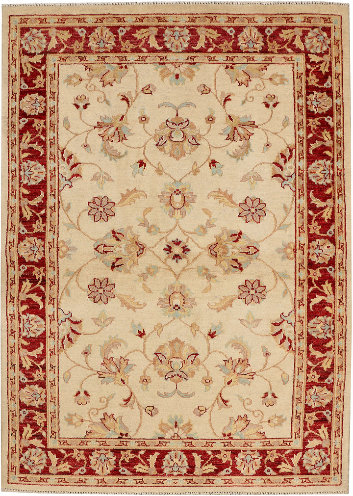 Wheat Ziegler 4' 7 x 6' 5 - No. 48277 - ALRUG Rug Store