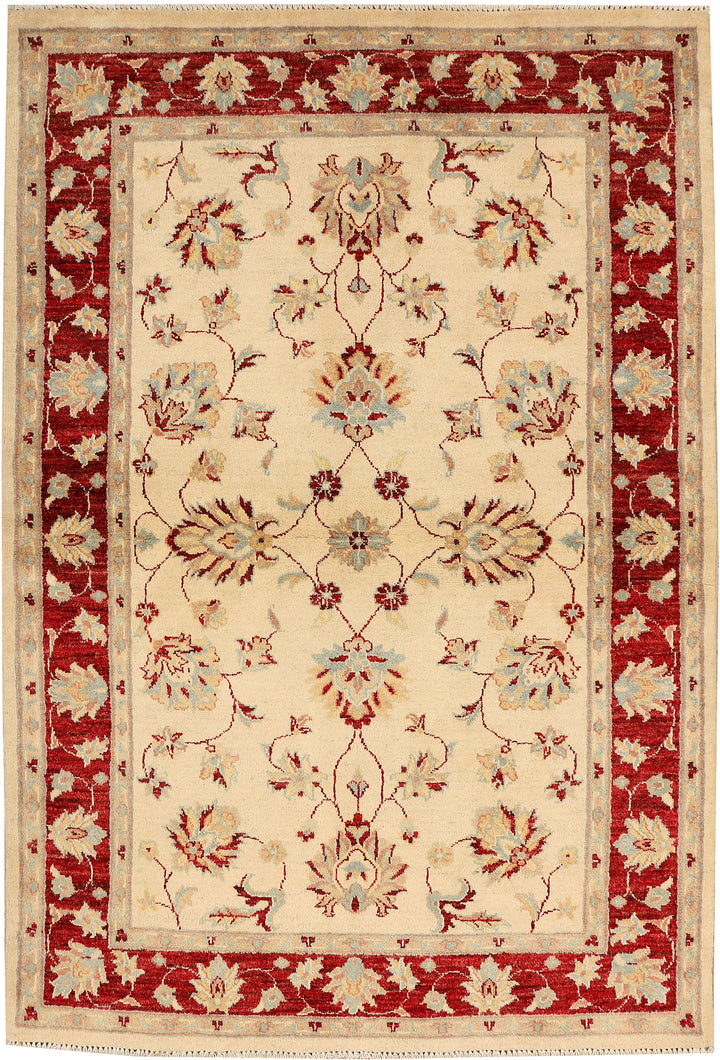 Bisque Ziegler 4' 6 x 6' 5 - No. 48287 - ALRUG Rug Store