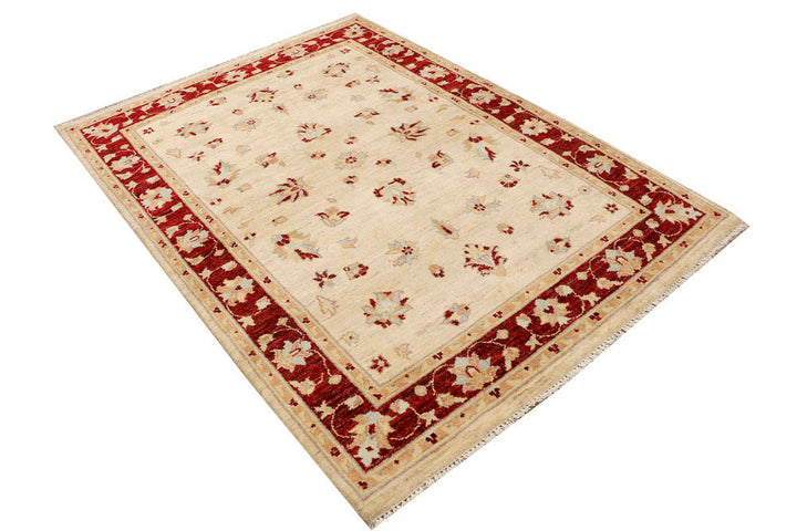 Bisque Ziegler 4' 7 x 6' 1 - No. 48289 - ALRUG Rug Store