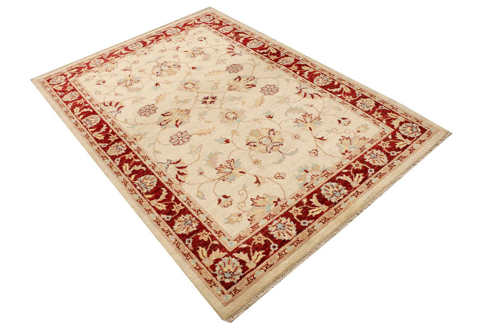 Bisque Ziegler 4' 7 x 6' 6 - No. 48291 - ALRUG Rug Store