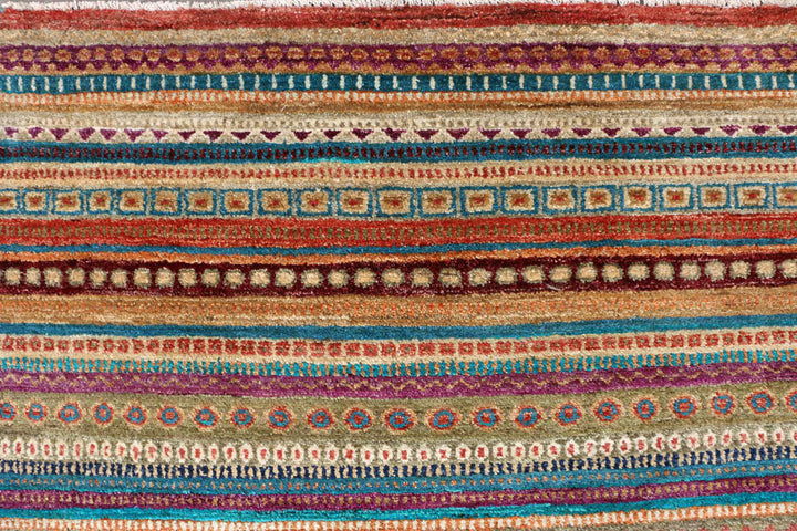 Multi Colored Gabbeh 10' x 13' 11 - No. 48294 - ALRUG Rug Store