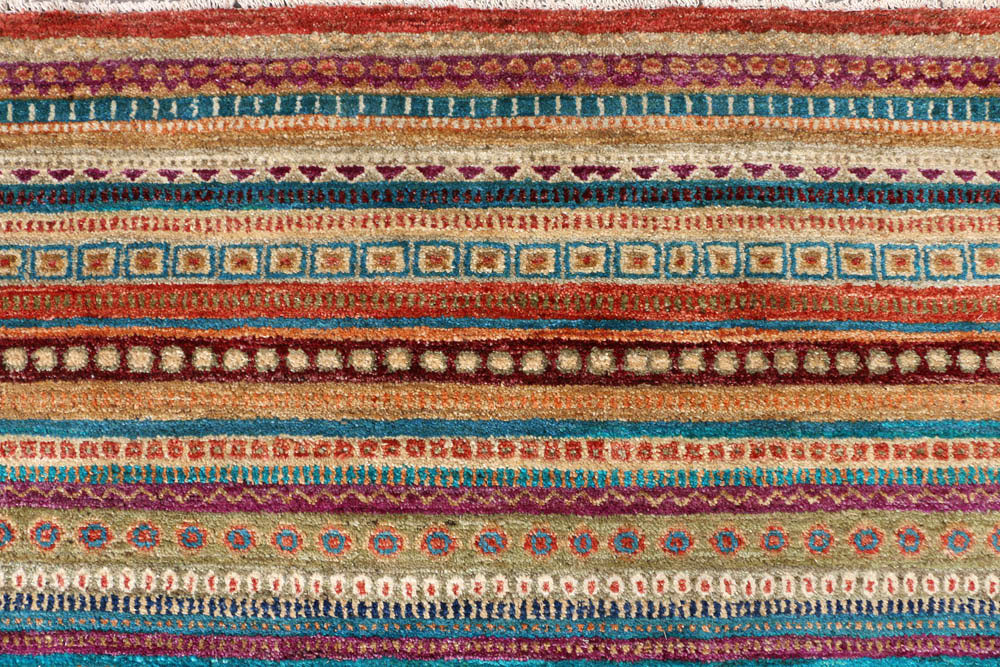 Multi Colored Gabbeh 10' x 13' 11 - No. 48294 - ALRUG Rug Store