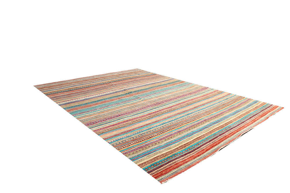 Multi Colored Gabbeh 10' x 13' 11 - No. 48294 - ALRUG Rug Store