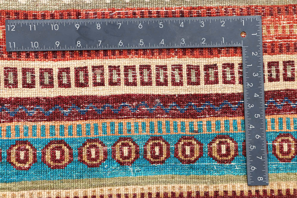 Multi Colored Gabbeh 10' x 13' 11 - No. 48294 - ALRUG Rug Store